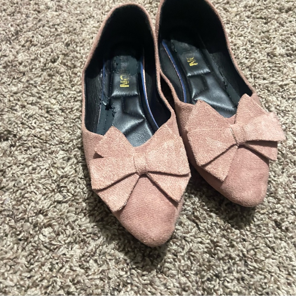 H&M Blush Bow Flats